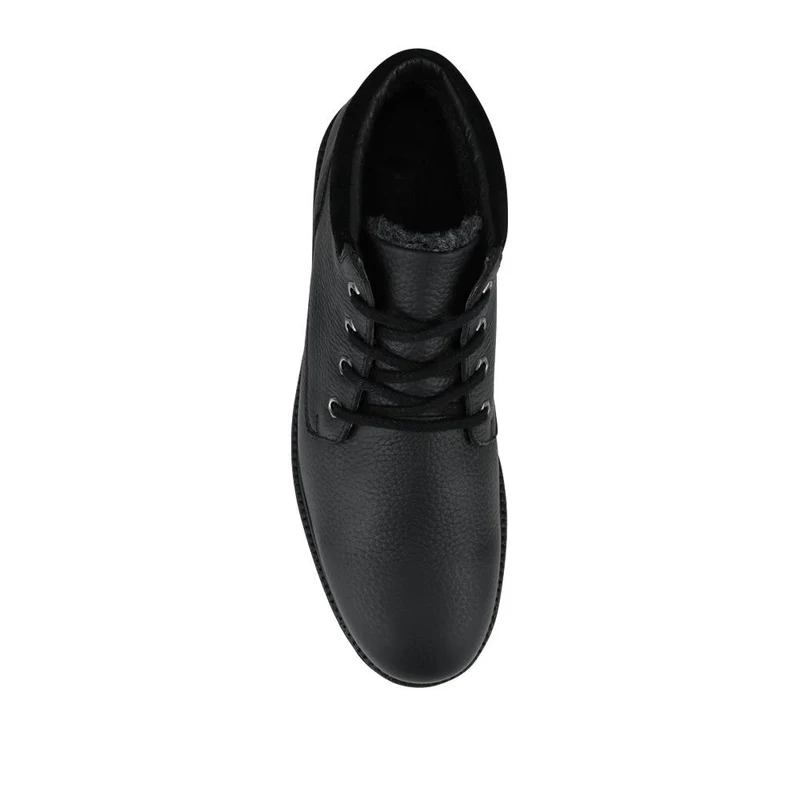 Halifax Waterproof Leather Ankle Boots - HALIFAX / 327 846 - Black