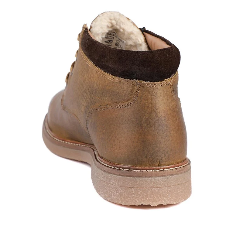 Halifax Waterproof Leather Ankle Boots - HALIFAX / 327 846 - Tan