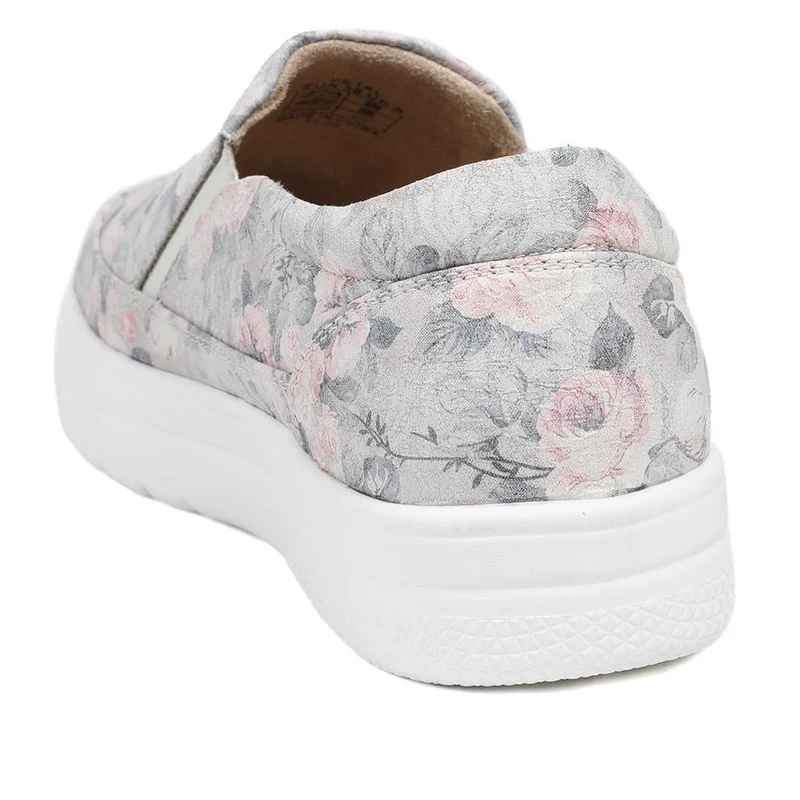 EasyFit Extra Wide Zip Detail Slip On Shoes - PETAL / 329 168 - Floral