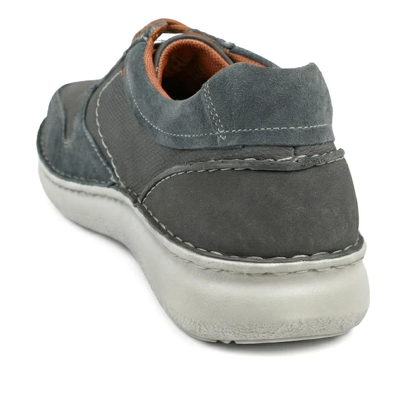 Padders Leather Wide Fit Lace Up Shoes - PADPARK43512 / 328 902 - Navy