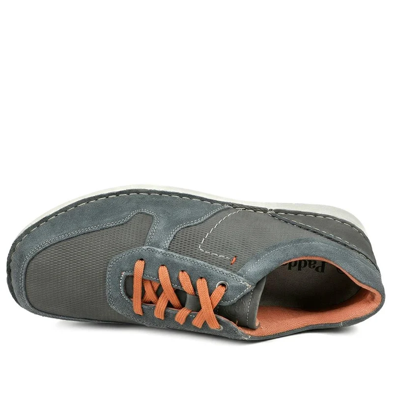 Padders Leather Wide Fit Lace Up Shoes - PADPARK43512 / 328 902 - Navy