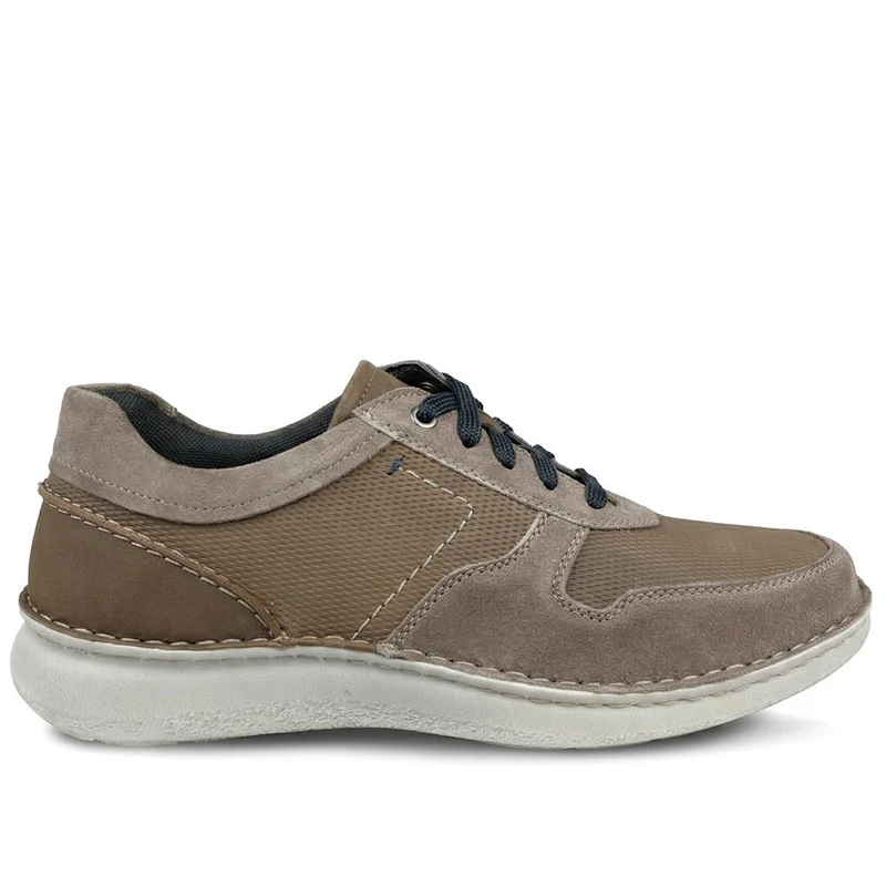Padders Leather Wide Fit Lace Up Shoes - PADPARK43512 / 328 902 - Brown