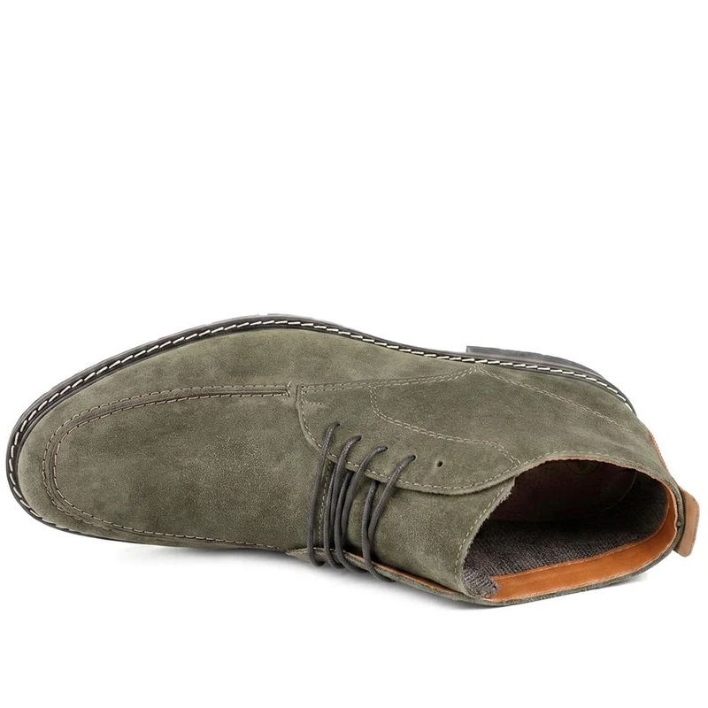Rieker Wide Fit Suede Chukka Boots - RKR43052 / 330 225 - Khaki
