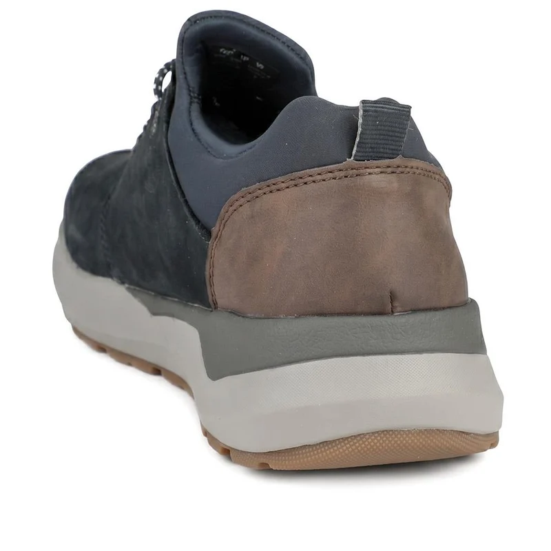 Rieker Bungee Lace Shoes With Rugged Sole - RKR43050 / 330 231 - Navy