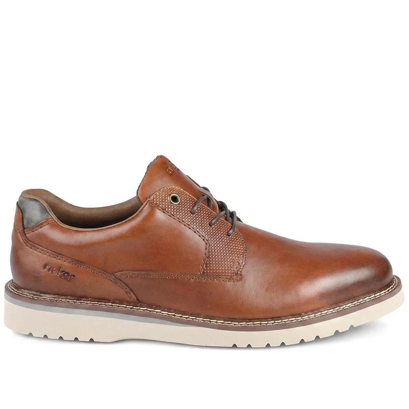Rieker Smart Casual Lace Up Shoes - RKR43036 / 330 227 - Brown