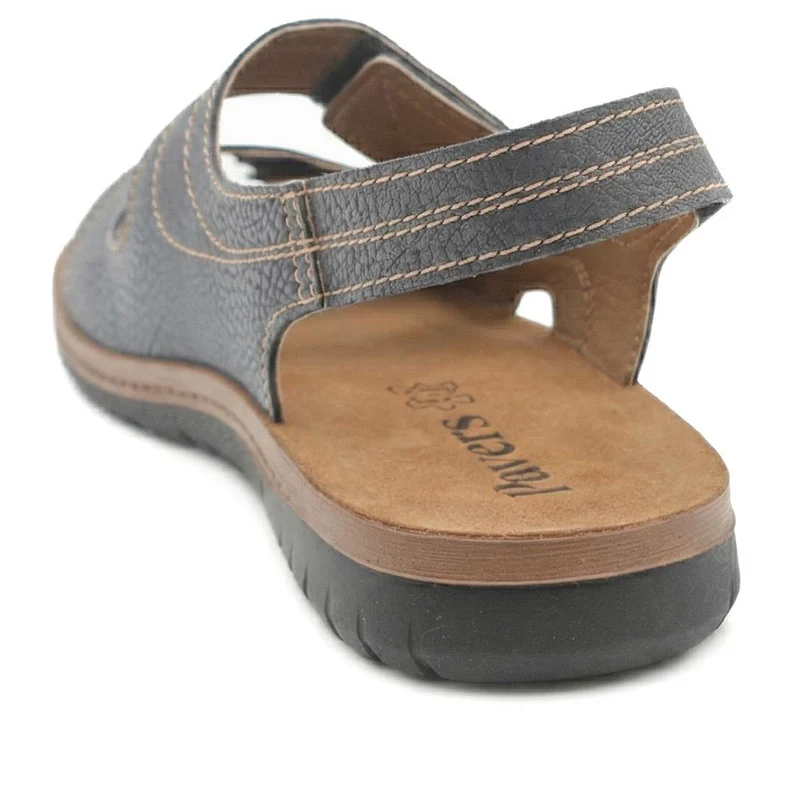 Touch Fasten Casual Sandals with Flat Heels - INB43014 / 329 216 - Blue