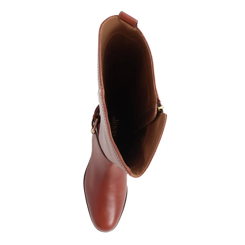 Emaline Leather Long Boots - EMALINE / 325 902 - Tan