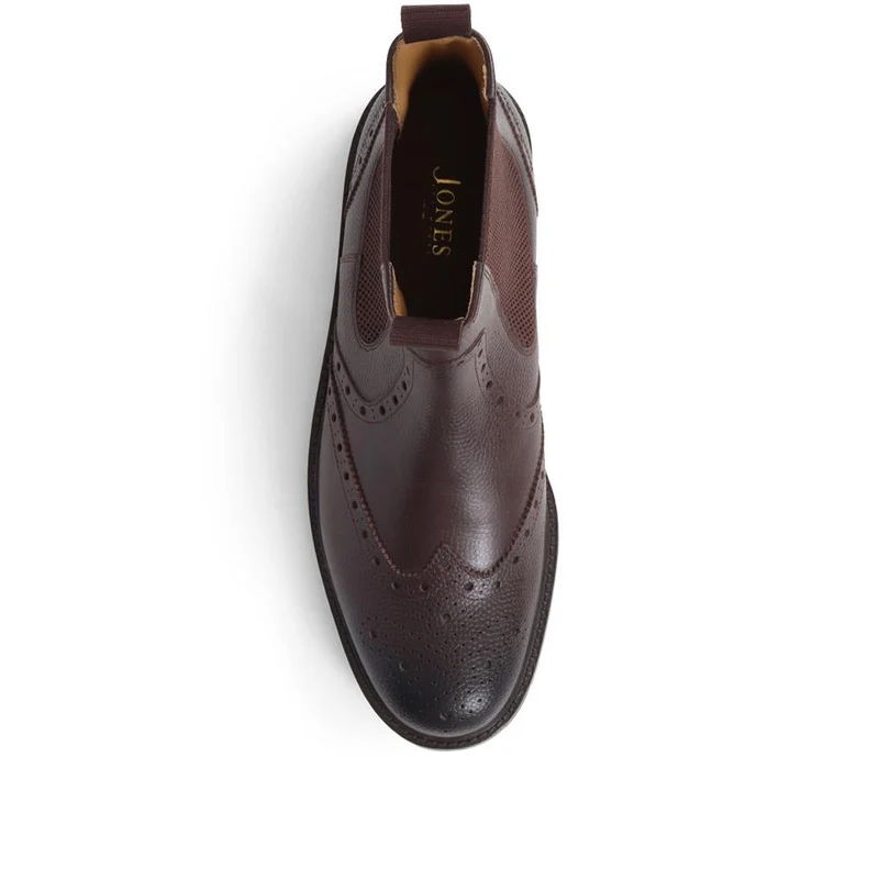 Desborough Leather Chelsea Boots - DESBOROUGH2 / 324 340 - Dark Brown