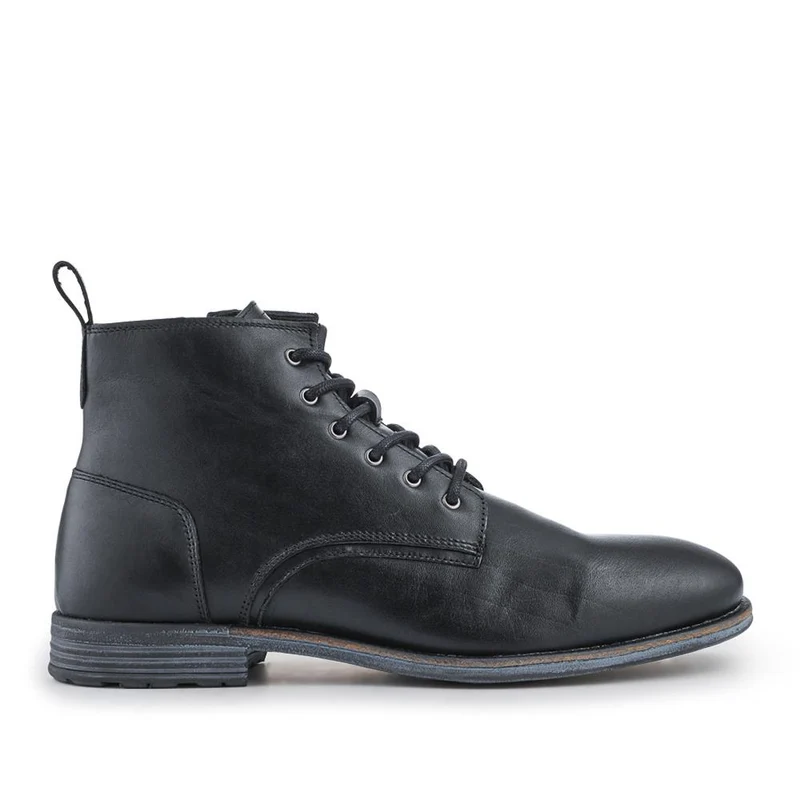 Dalias Leather Ankle Boots - DALIAS / 328 358 - Black