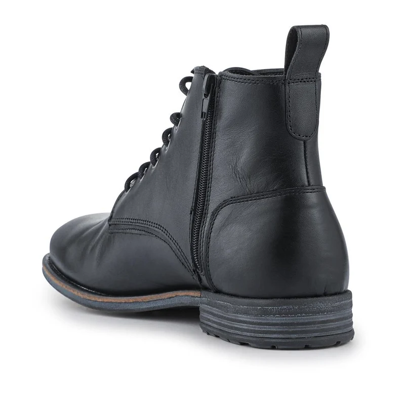 Dalias Leather Ankle Boots - DALIAS / 328 358 - Black