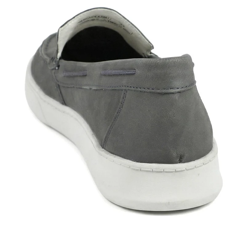 Padders Wide Fit Leather Slip On Shoes - PADPARK43502 / 328 899 - Navy
