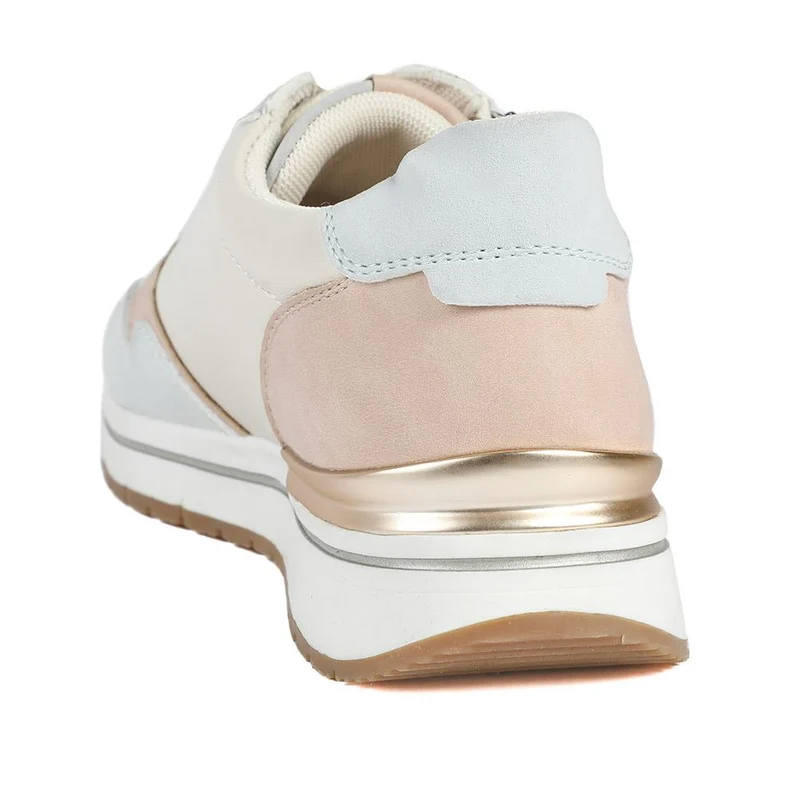 Bellissimo Chunky Zip & Lace Trainers - BELWBINS43029 / 328 932 - Beige Multi