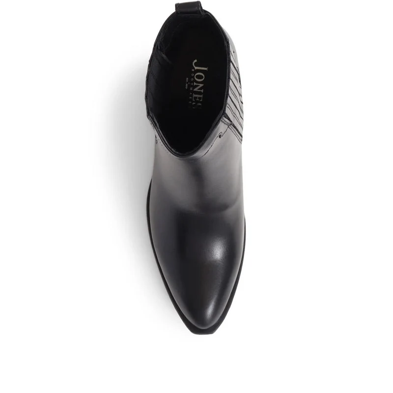 Delanna Leather Ankle Boots - DELANNA / 324 254 - Black