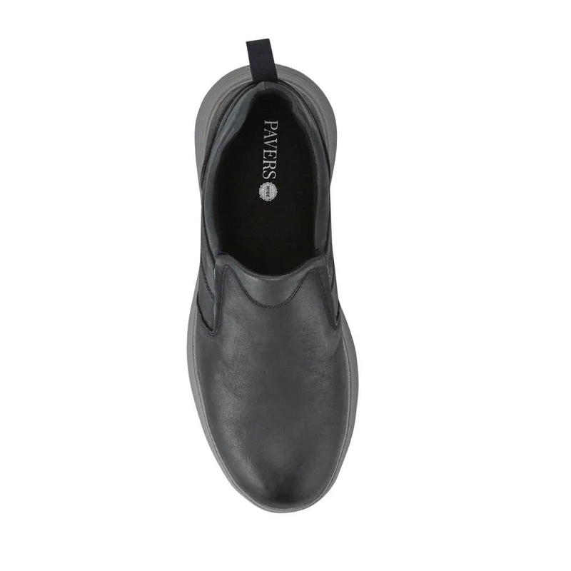 Casual Leather Slip-On Shoes - RISI41000 / 326 954 - Navy