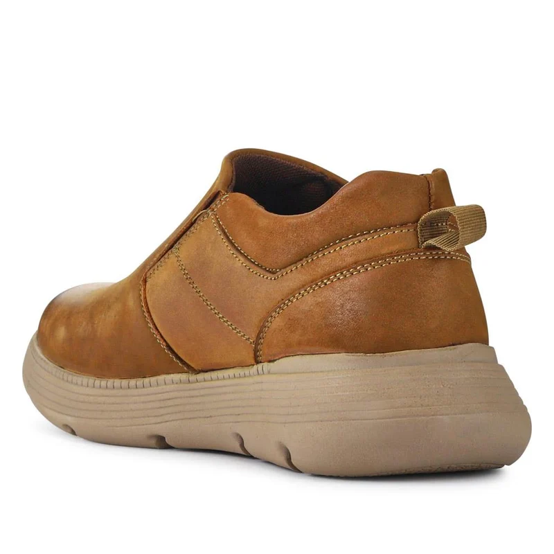 Casual Leather Slip-On Shoes - RISI41000 / 326 954 - Tan
