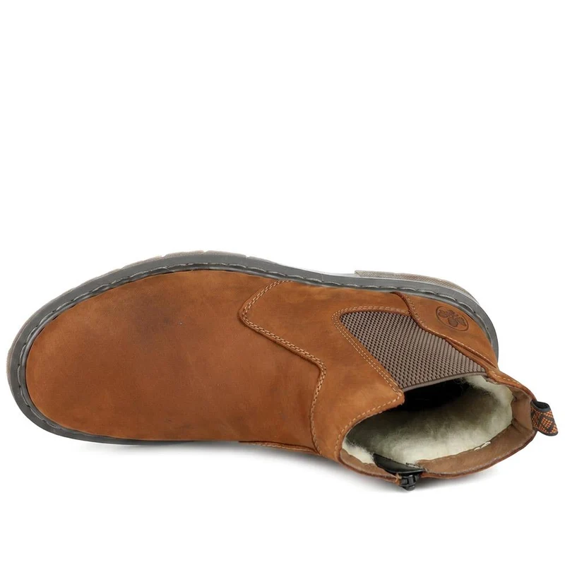 Rieker Smooth Leather Chelsea Boots - RKR43054 / 330 232 - Brown