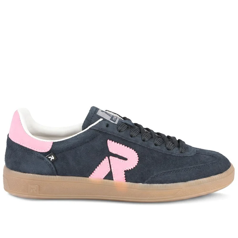 Rieker Sporty Gum Sole Lace Up Trainers - RKR43030 / 330 196 - Navy