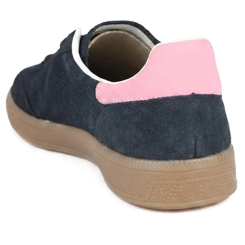 Rieker Sporty Gum Sole Lace Up Trainers - RKR43030 / 330 196 - Navy