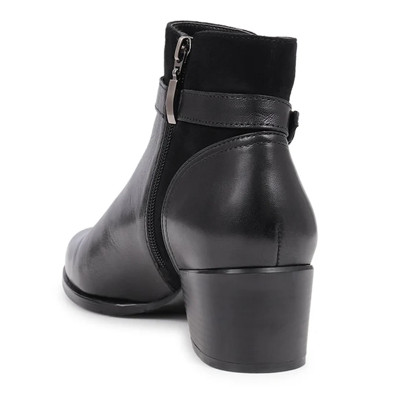 Sarina Heeled Ankle Boots - SARINA / 324 527 - Black