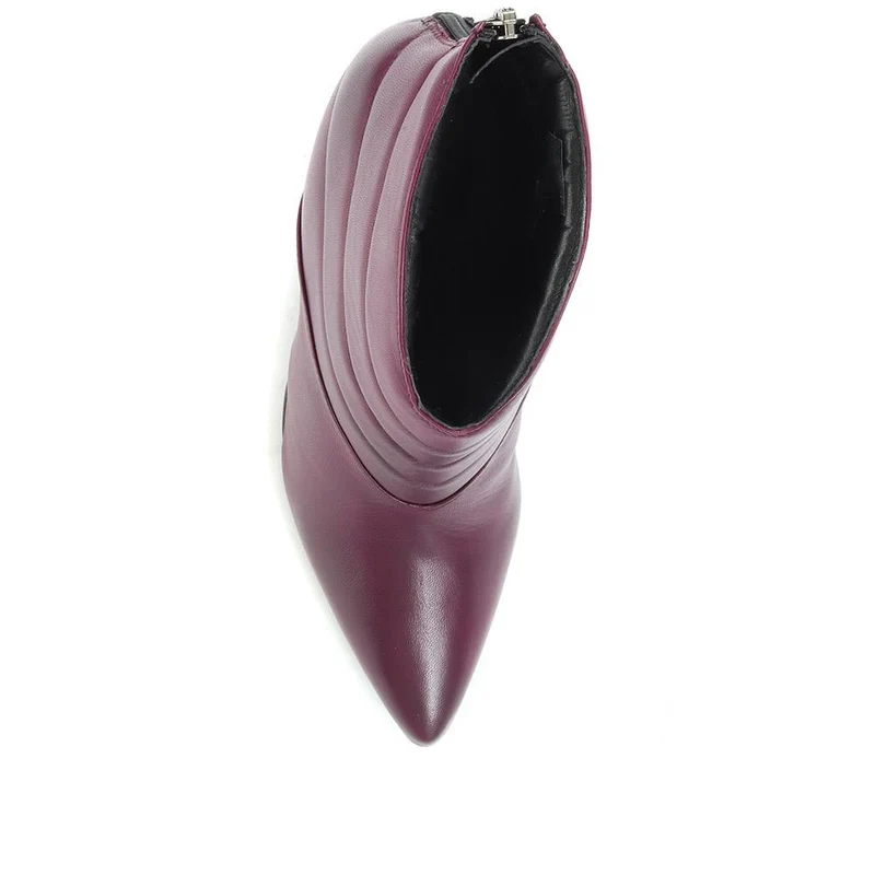 Catalina Stiletto Ankle Boots - CATALINA / 322 805 - Purple