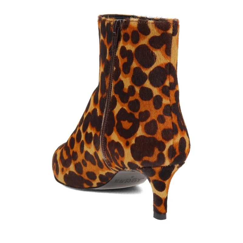 Kezia Stiletto-Heeled Ankle Boots - KEZIA / 325 955 - Leopard