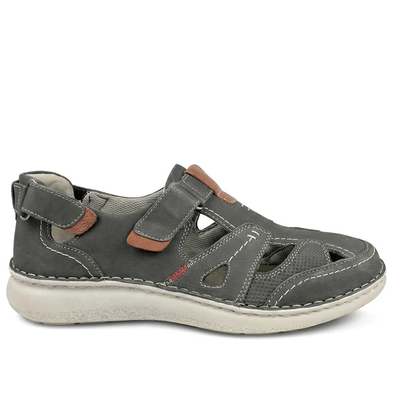 Padders Leather Adjustable Fasten Sandals - PADPARK43507 / 328 920 - Navy