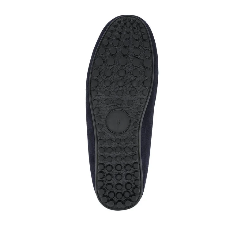 Zap Leather Mule Slippers - ZAP / 328 013 - Navy Suede