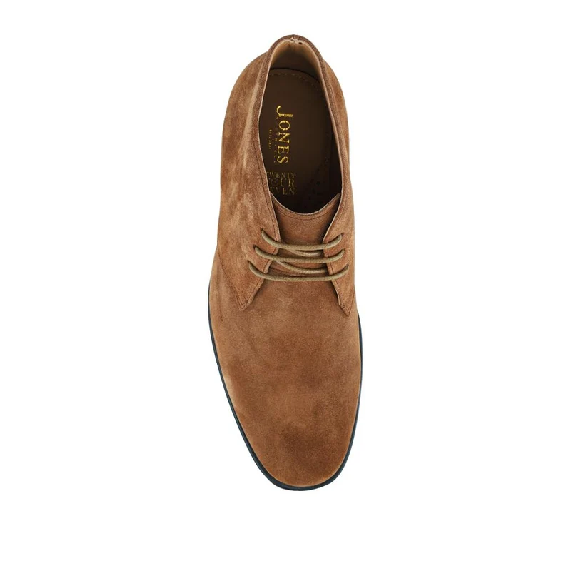 Gordon Lace Up Leather Boots - GORDON / 325 896 - Tan Suede
