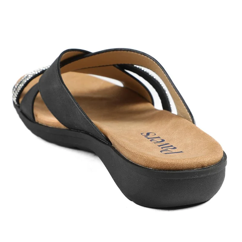 Lightweight Slip On Mule Sandals - BAIZH43010 / 329 165 - Black