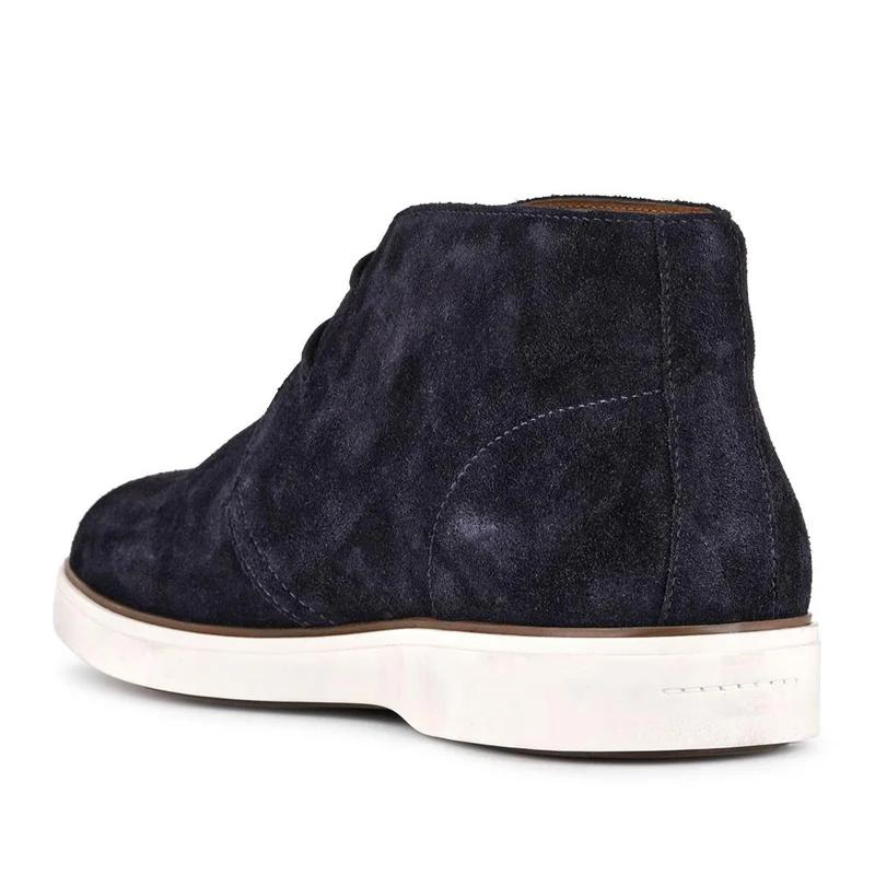 Demetrio Suede Leather Boots - DEMETRIO / 328 070 - Navy Suede