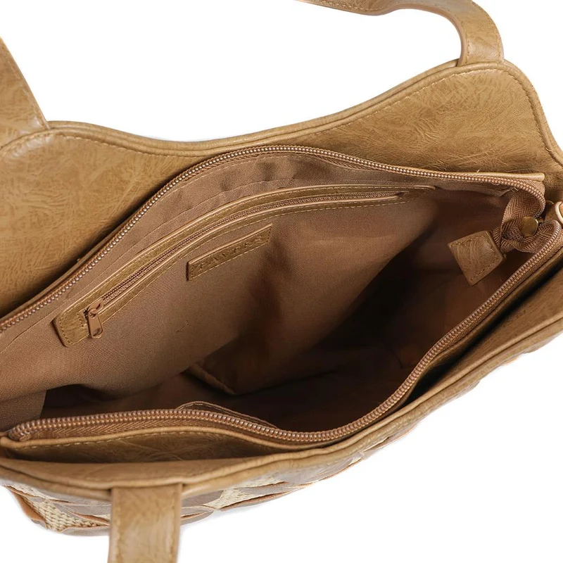 Woven Daily Shoulder Bag - JEWN43000 / 329 073 - Beige Multi