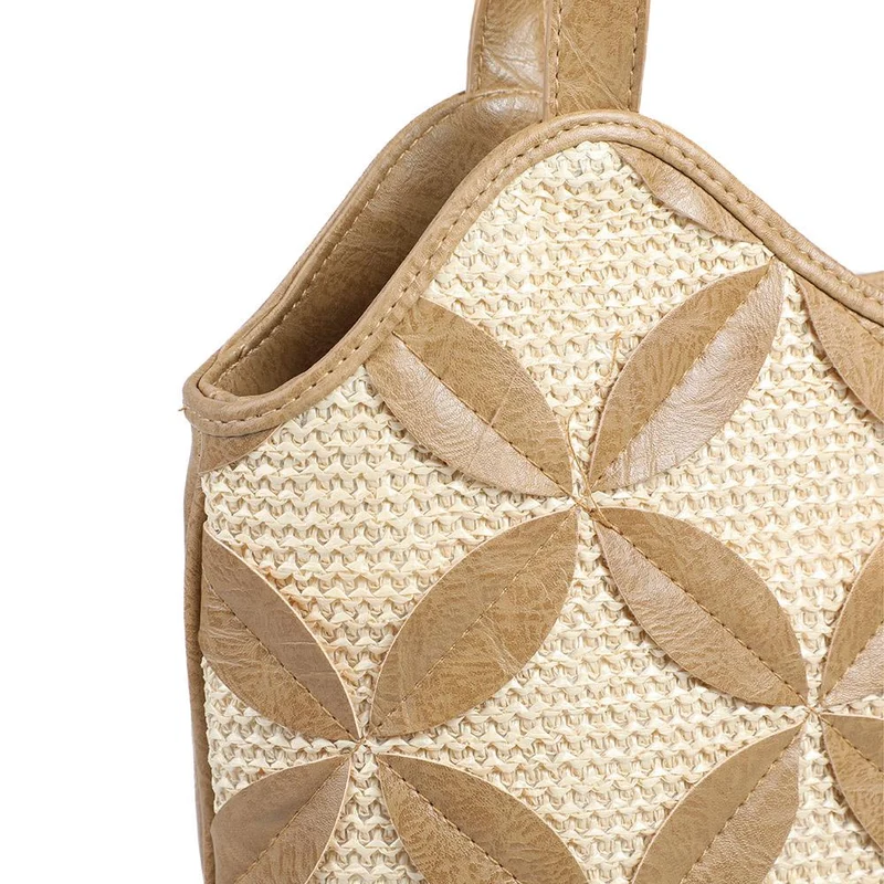 Woven Daily Shoulder Bag - JEWN43000 / 329 073 - Beige Multi