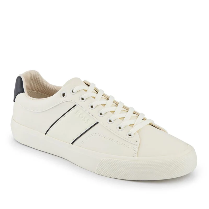 Faux-Leather Trainers - HUGO41503 / 327 623