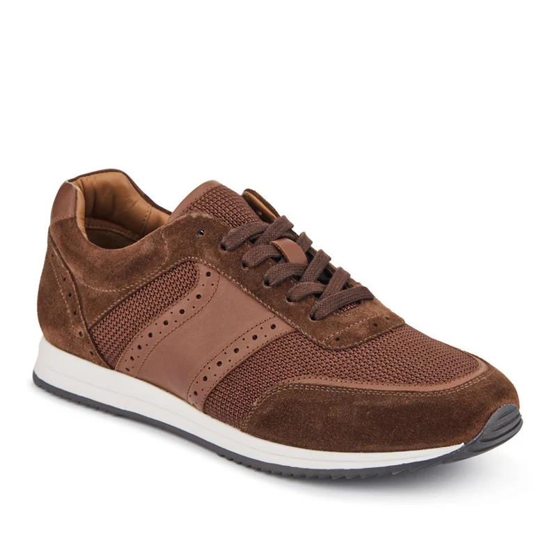 Sergio Lace-Up Leather Trainers - SERGIO / 328 071