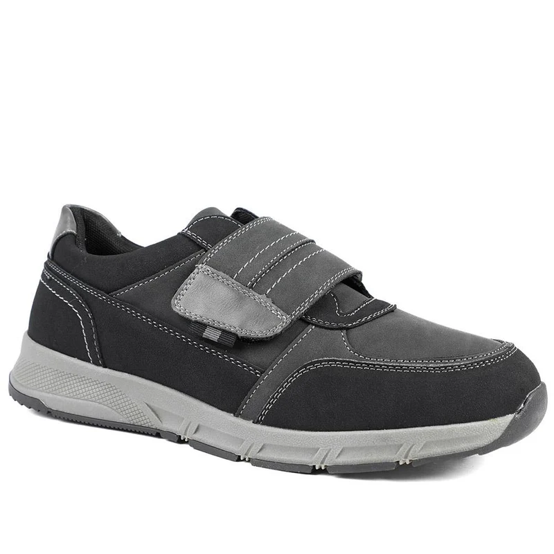 Wide Fit Adjustable Fasten Casual Shoes - WBINS42064 / 327 871