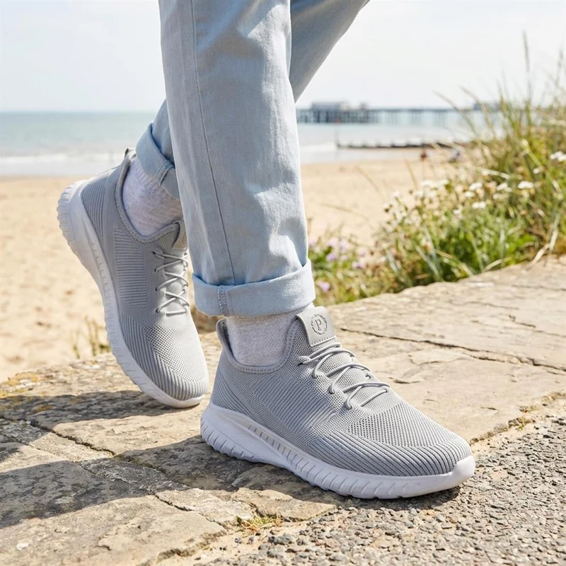 Easy Step In Wide Fit Trainers - BOJIE41004 / 326 872 - Grey