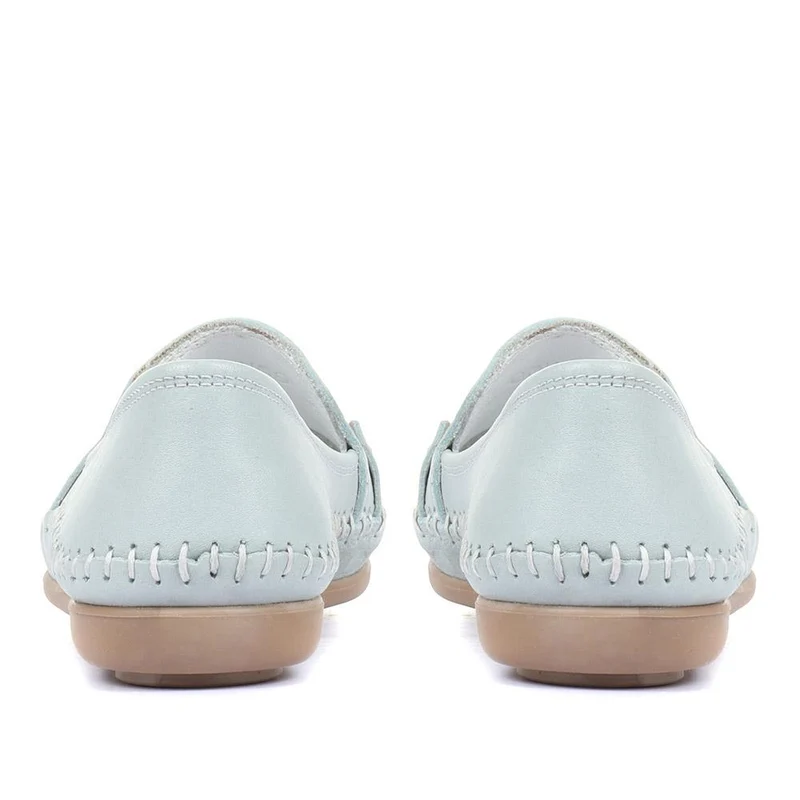Leather Slip-On Pumps - GOKH29000 / 316 901 - Pale Blue