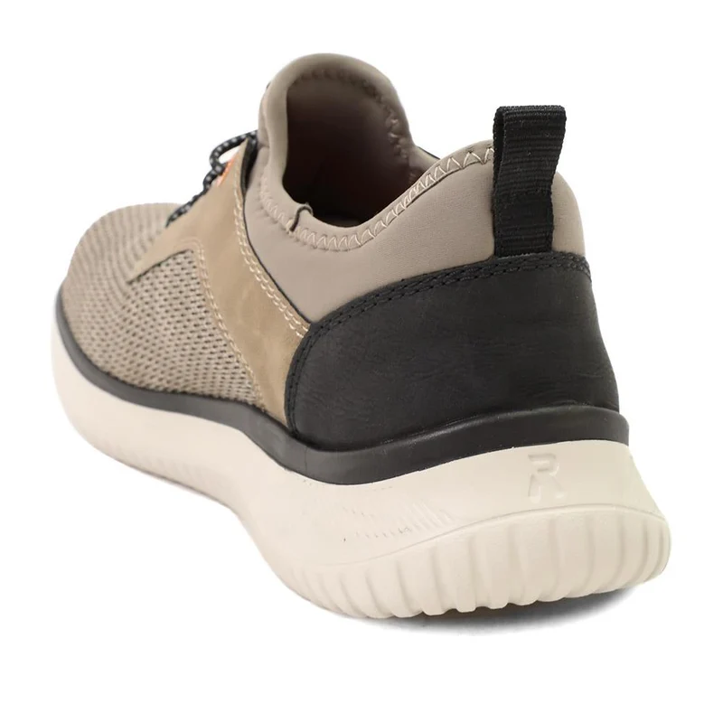 Rieker Lace Up Low Top Trainers - RKR43514 / 328 774 - Light Grey