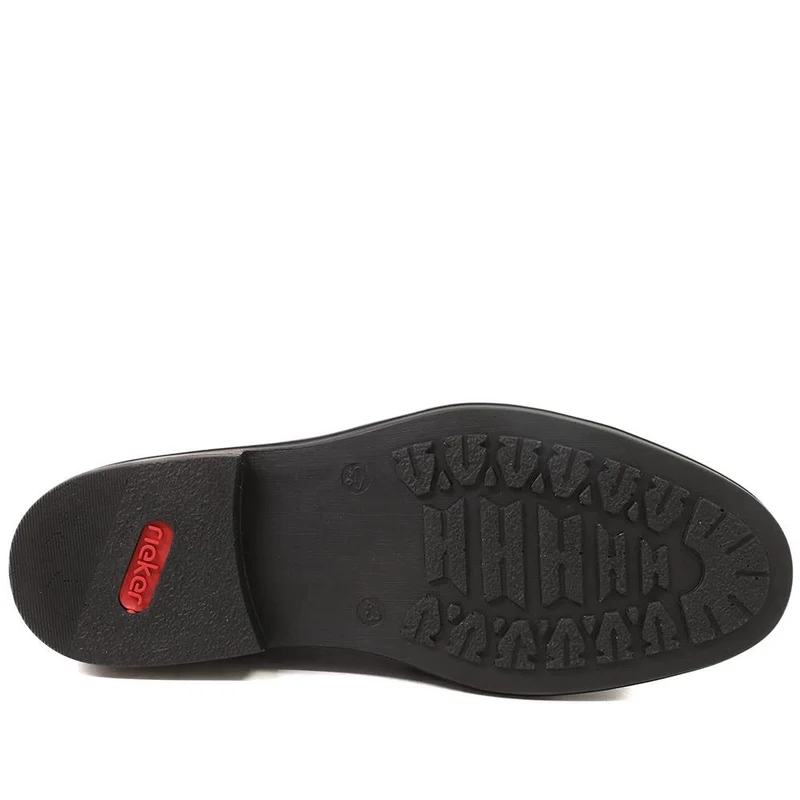 Rieker Smart Leather Slip On Shoes - RKR43511 / 328 970 - Black