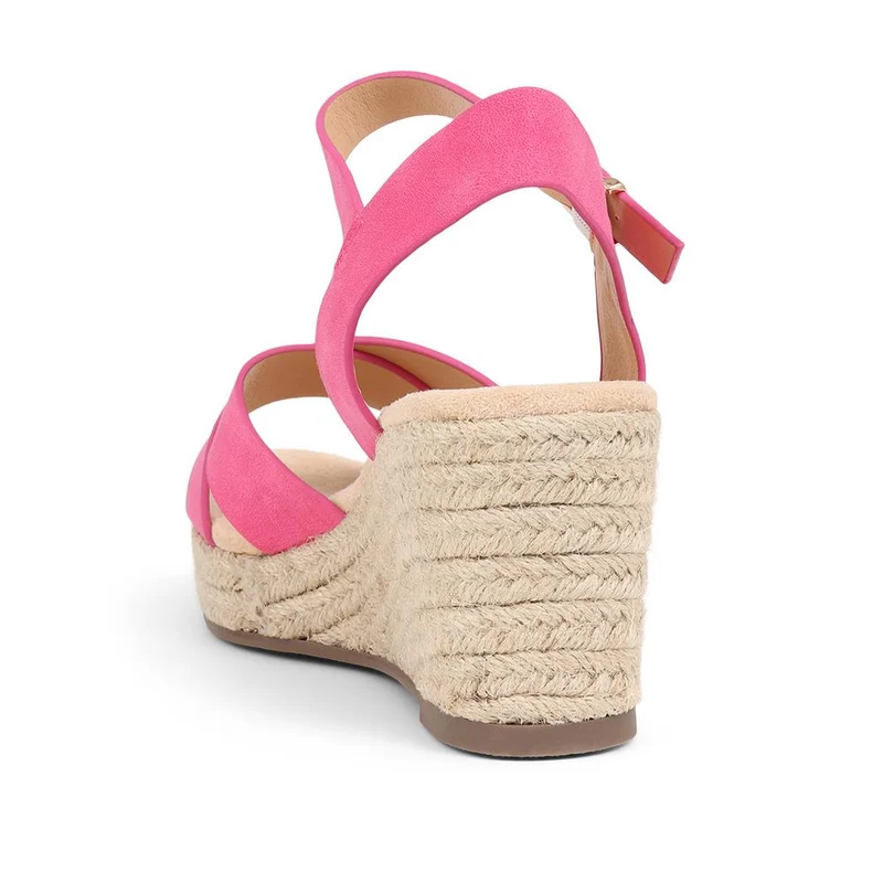 Lightweight Wedge Espadrilles - WBINS37095 / 323 624 - Pink