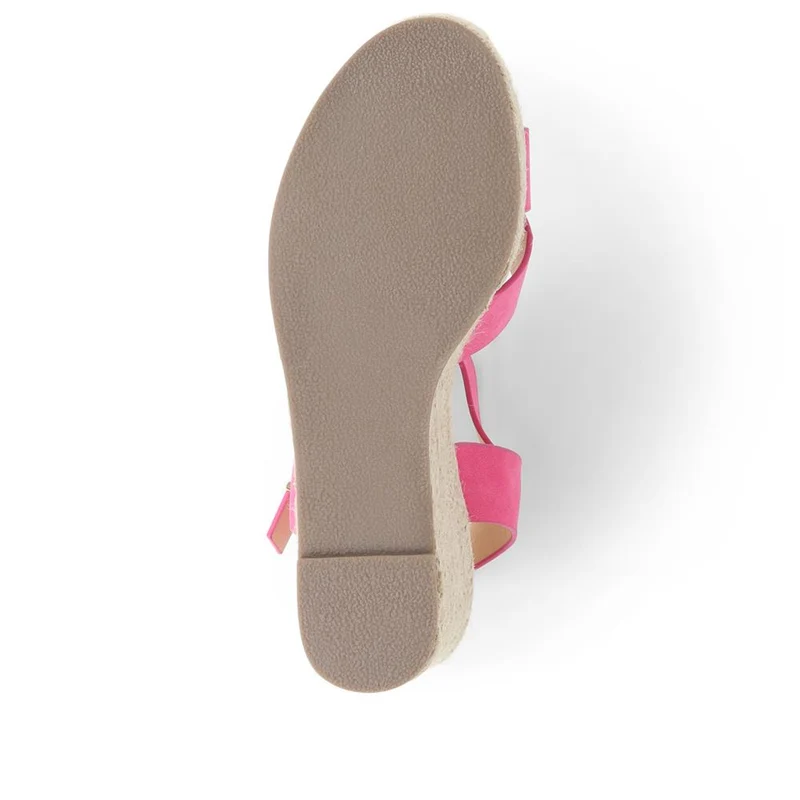 Lightweight Wedge Espadrilles - WBINS37095 / 323 624 - Pink