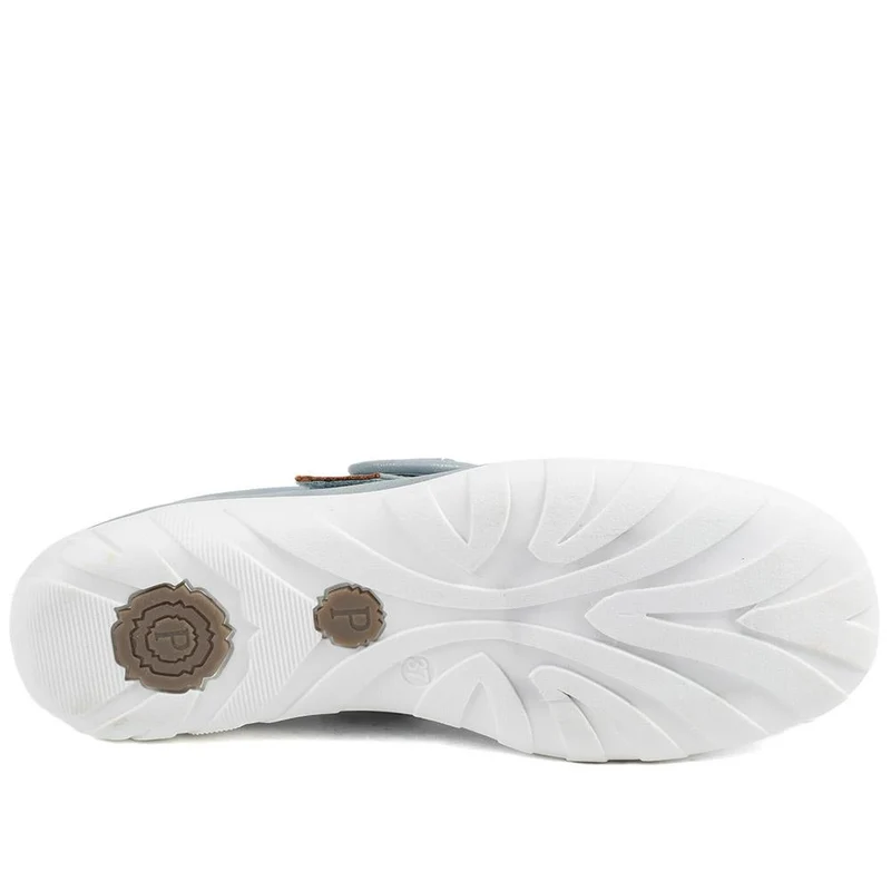 Casual Buckle Fasten Mary Janes - WBINS43015 / 328 824 - Light Blue