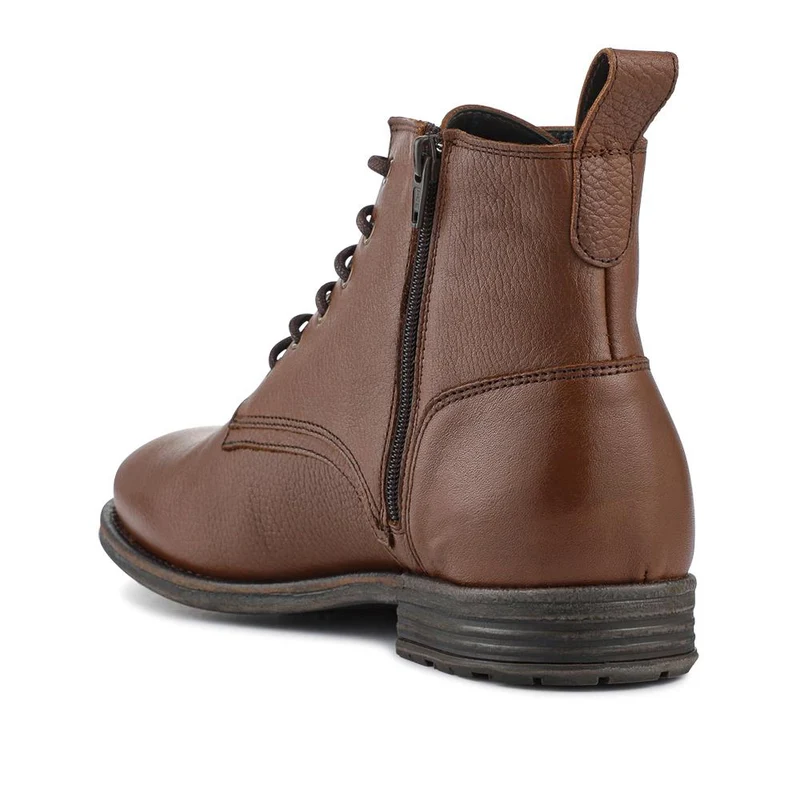 Dalias Leather Ankle Boots - DALIAS / 328 358 - Chestnut