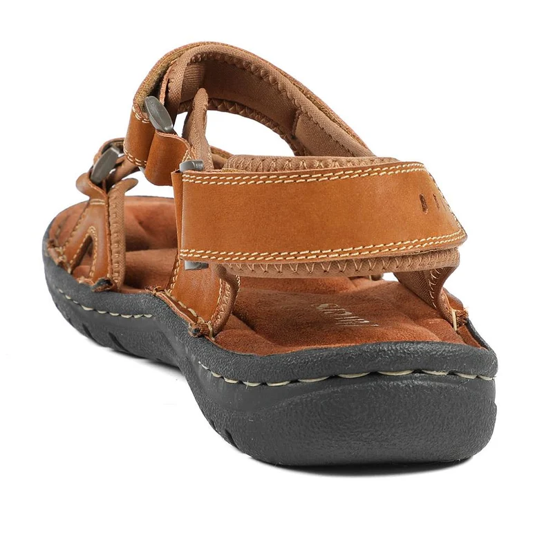 Leather Dual Fit Sandals - AATRA43006 / 328 929 - Tan