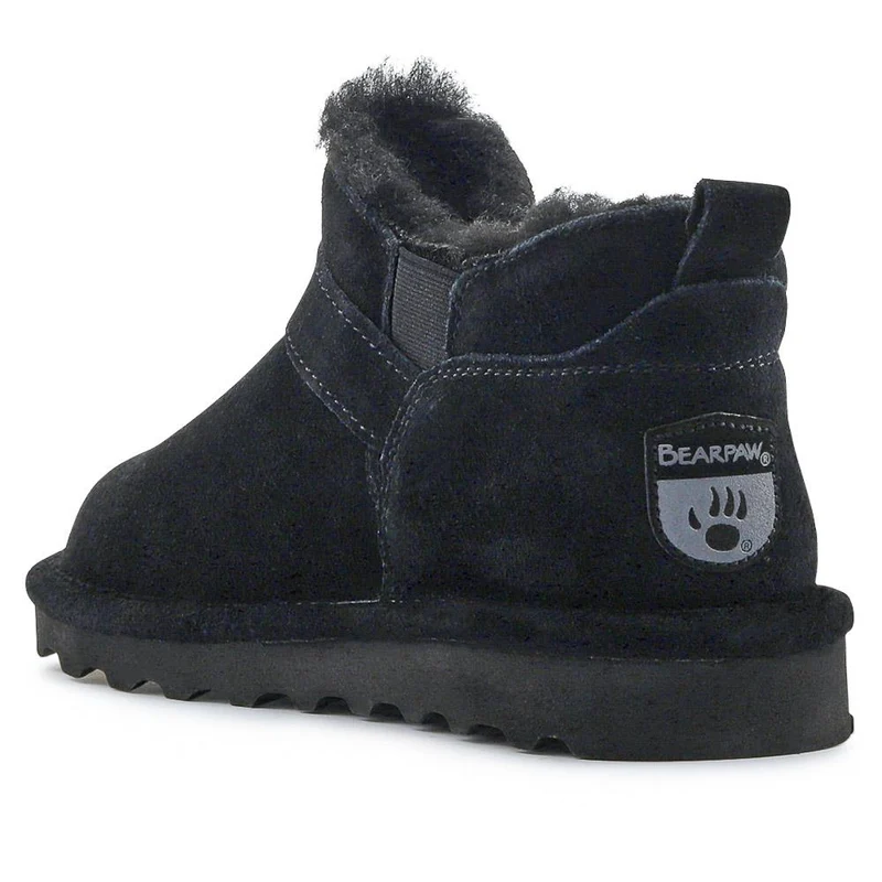 Soft Buckle-Detailed Ankle Boots - EDNB40030 / 326 895 - Black