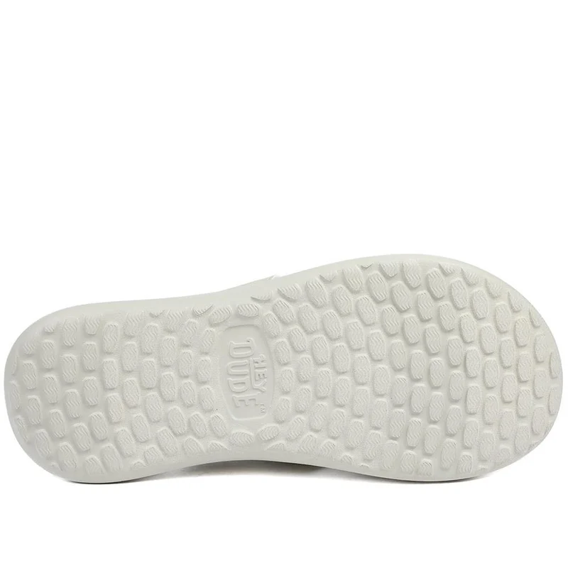 HeyDude Finn Flip Braided Flip Flops - GARD43500 / 329 353 - Beige
