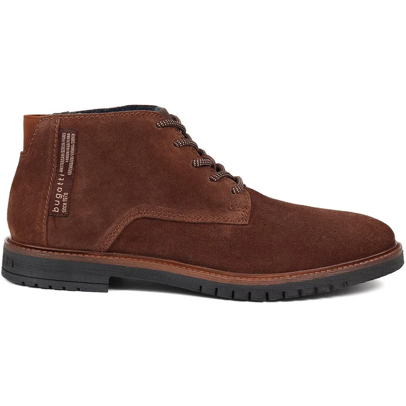 Caj Leather Chukka Boots - BUG38505 / 324 038 - Dark Brown Suede