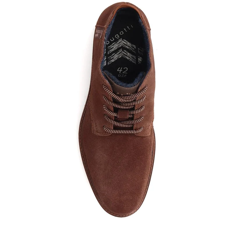 Caj Leather Chukka Boots - BUG38505 / 324 038 - Dark Brown Suede