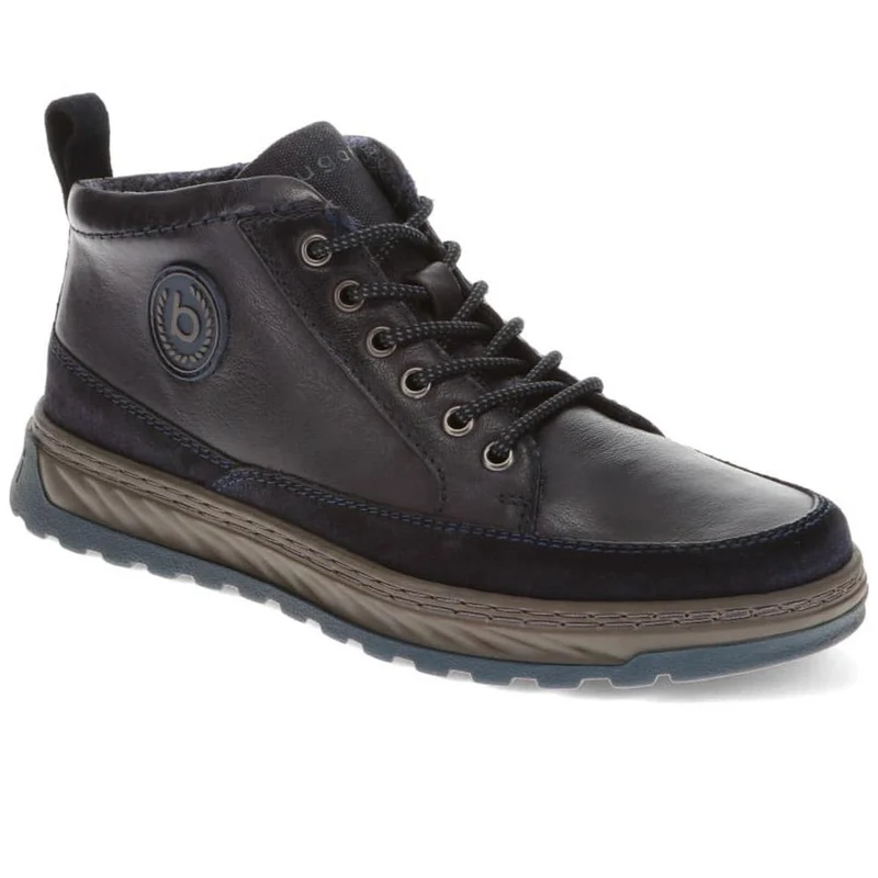 Leather Lace-Up Trainers - BUG40509 / 325 714
