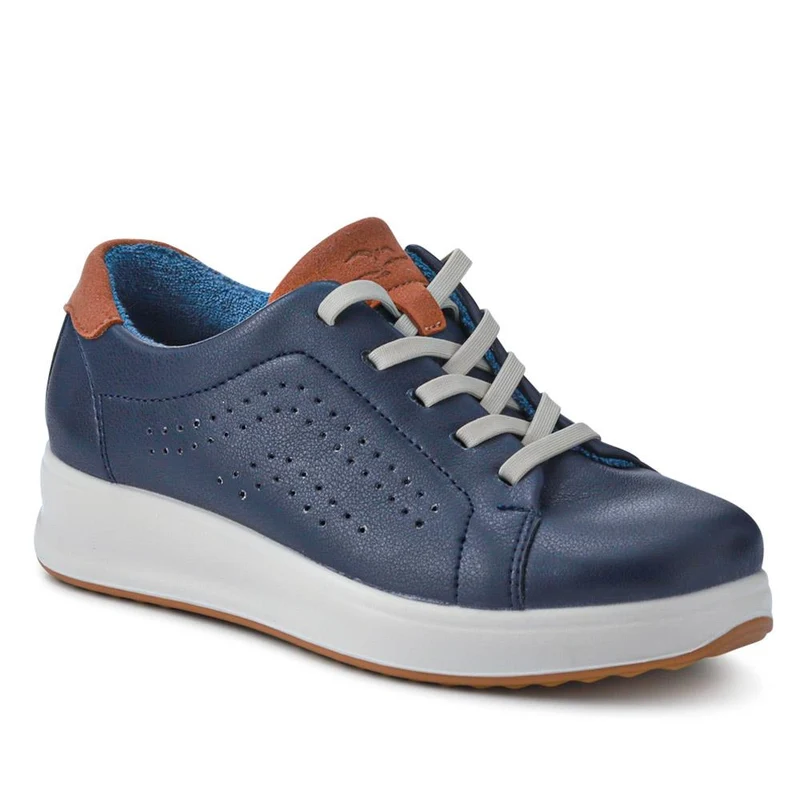 Fly Flot Anatomic Breathable Lace Up Trainers - FLY41500 / 326 670 - Navy